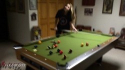 Cosmid 15 01 15 Becca Clark Becca Playing Some Pool